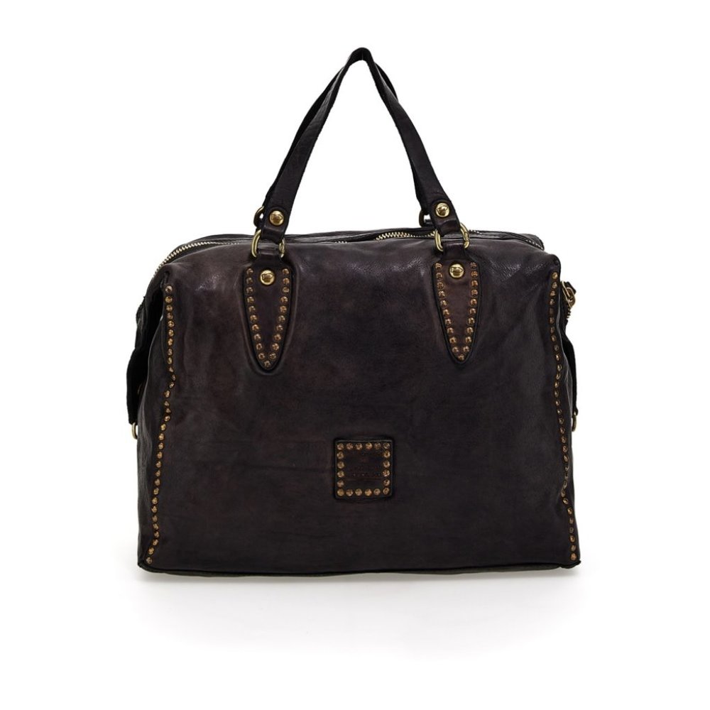 Campomaggi Lg Speedy Style Flavia Bowling Doctor Bag Dk Brown NWT Final Price - Picture 5 of 5